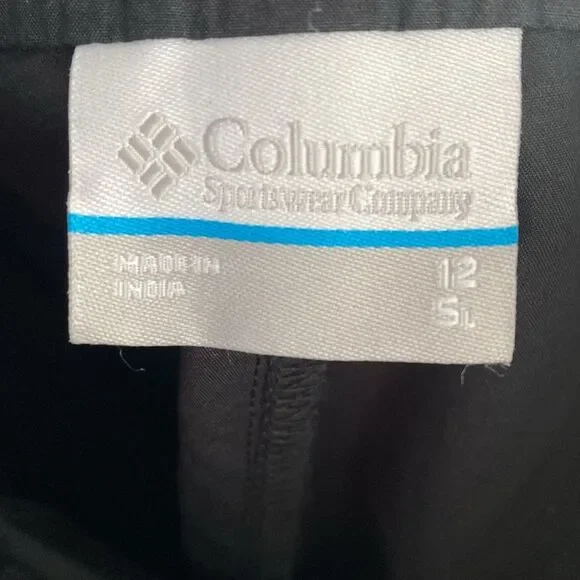 Columbia Black Cargo Shorts Lightweight Sporty Casual Vacation Outdoor Gift NWT - Picture 13 of 14